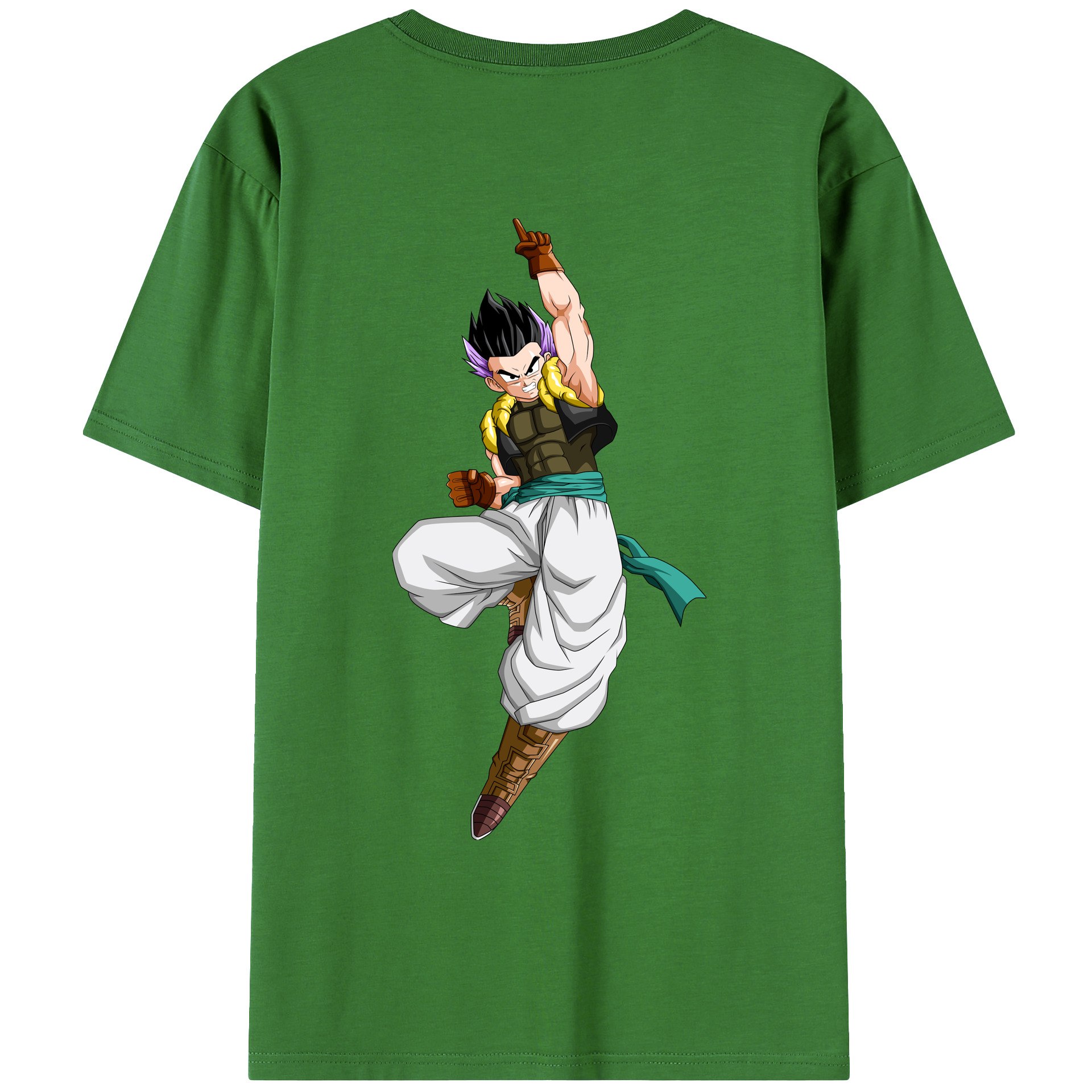 （画像用） ドラゴンボール 孫 悟飯（そんごはん）DRAGON BALL Son Gohan レディース半袖Tシャツ(バックプリント)